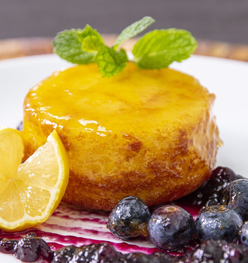 Olive Oil Citrus Cake With Blueberries and Lemon